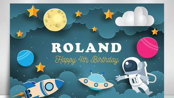 Backdrop Roland Birthday