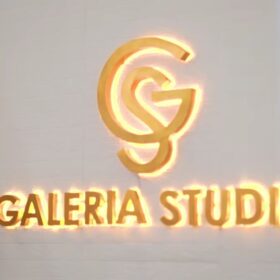 Huruf Timbul Galeria Studi Neon Box Malang by RAN Advertising