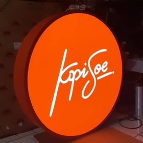 Neonbox KopiSoe - Jasa Pembuatan Neon Box di Malang