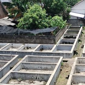 Jual Rumah di Jalan Garuda, Kediri - Area Kolam Tampak Dari Atas Rooftop